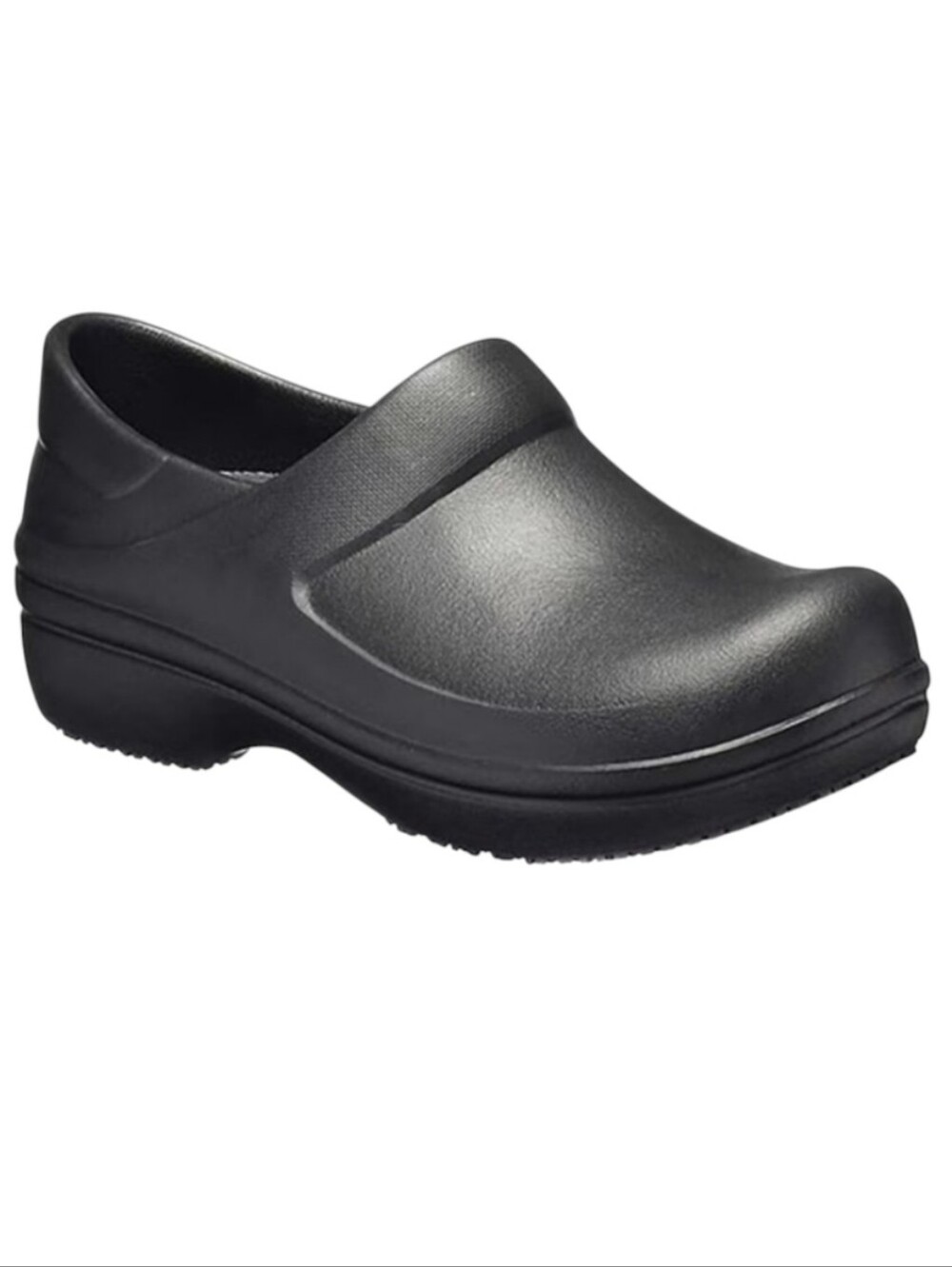 NWOT Crocs Women's Neria Pro II Black Work Clogs Slip-Resistant Size 9 - Picture 1 of 9